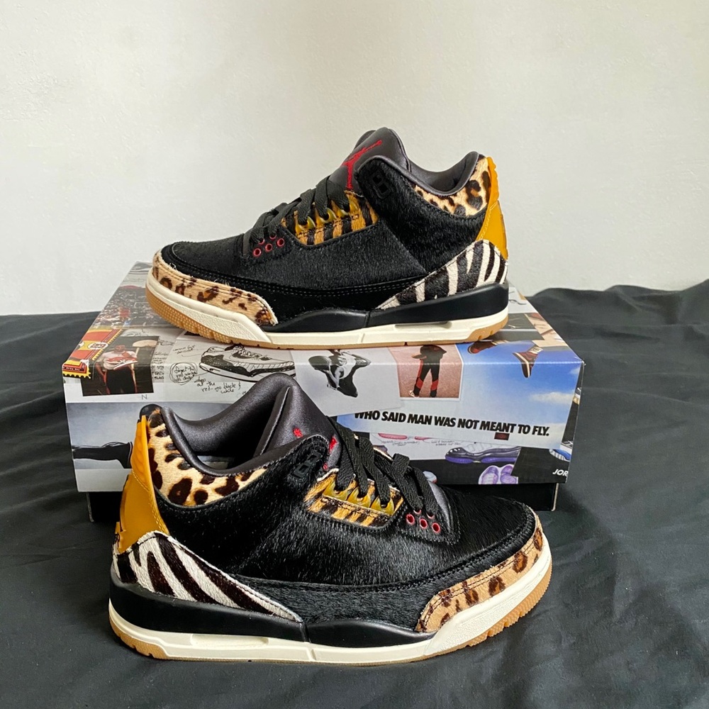 Size.4 BRAND NEW*** Air Jordan 3 Animal Instinct